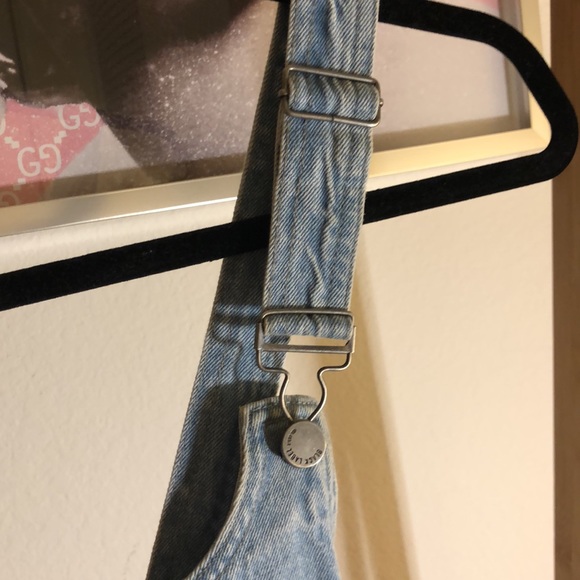 Denim Overall Dress - Picture 3 of 4